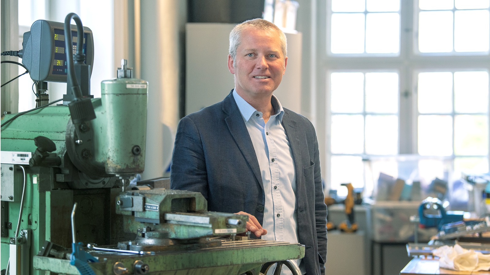 Jens Peter Bredholt er medskaber af TechStation, der skal hjælpe fremtidens danske produktion på vej.  