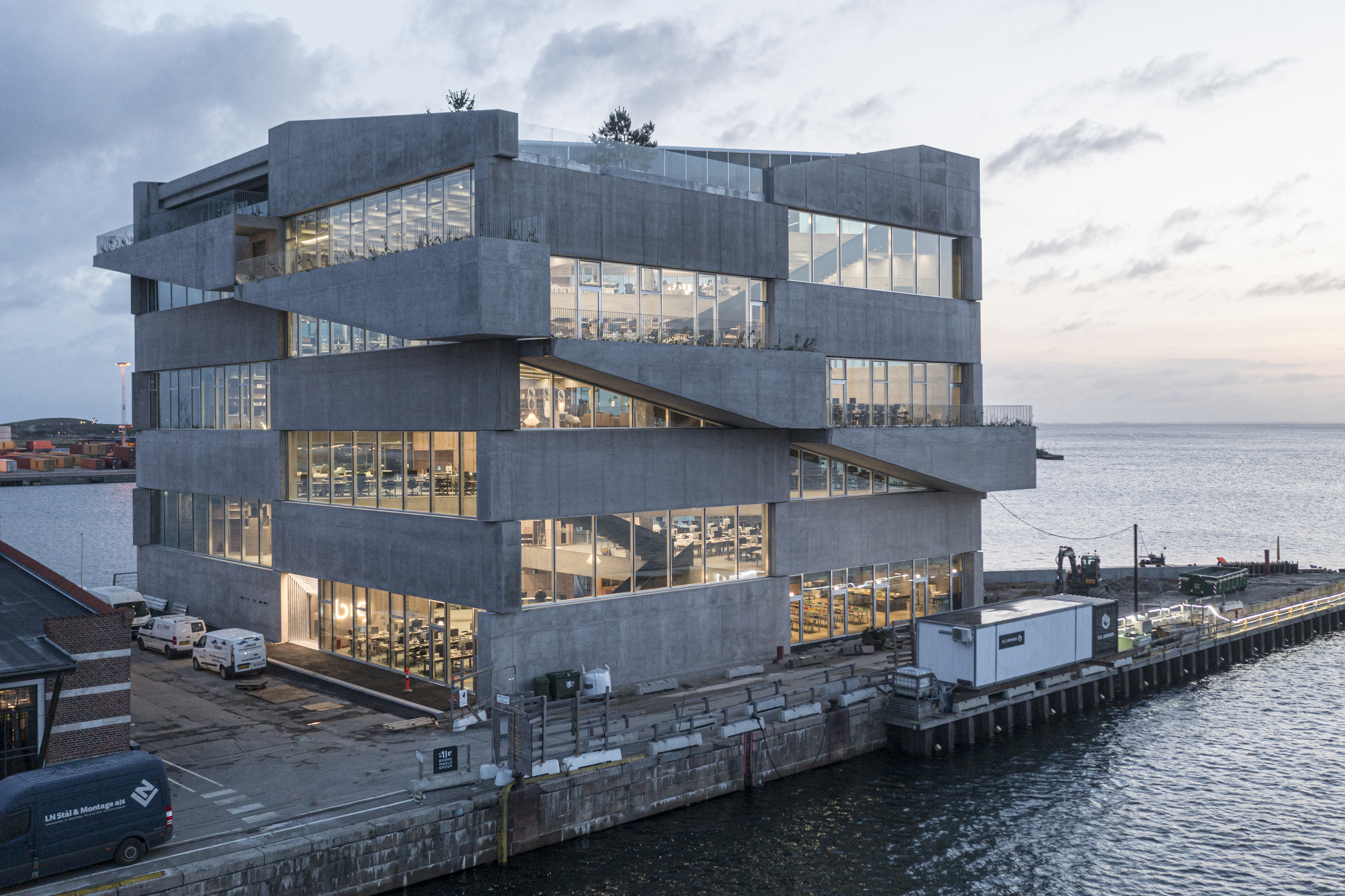 BIG HQ er Danmarks største projekt, der er opført i beton med den nye cementtype FUTURECEM
