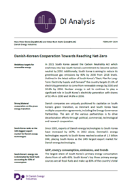 Dansk-koreansk samarbejde på vejen mod Net-Zero